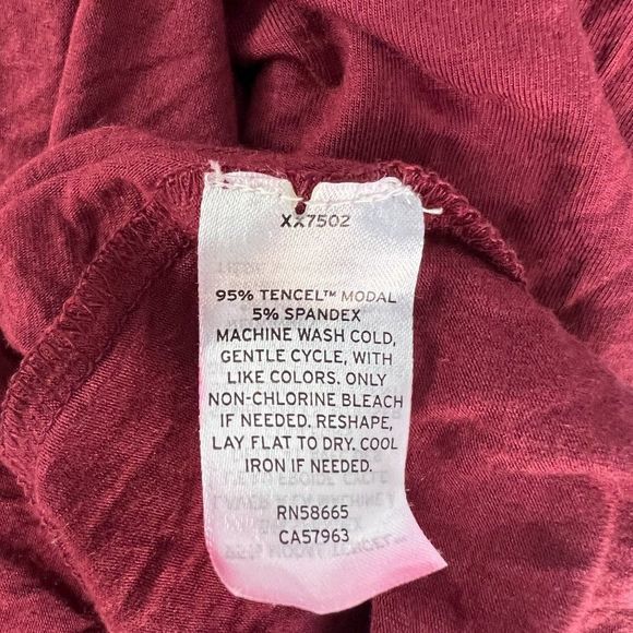 NWT HALOGEN Red Cordovan Long Sleeve V Neck Shirt (L)‎ - Picture 6 of 7